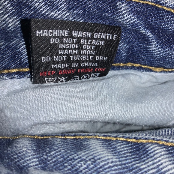 PrettyLittleThing Tall mid wash split hem jeans Sz 6 high waist New - Picture 13 of 13